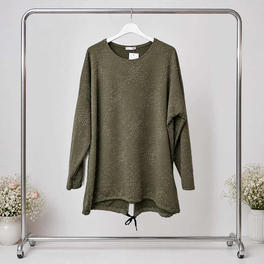 Sweater mit Strass