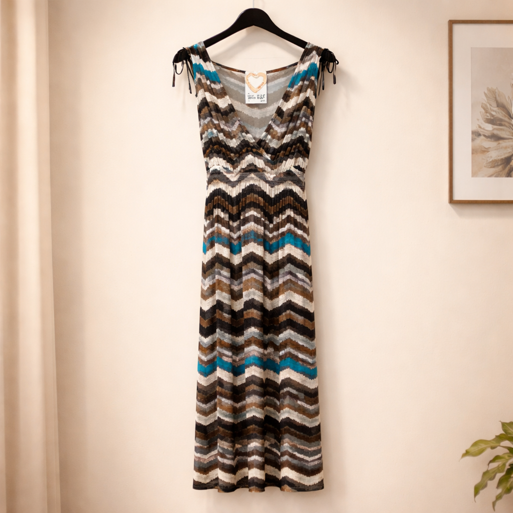 Tailliertes Sommerkleid